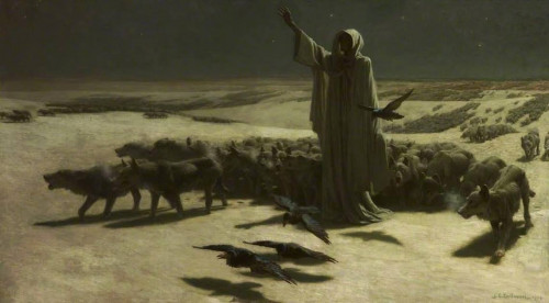 Hambruna Famine, John Charles Dollman (1904) Salford Museum & Art Gallery