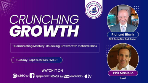 CrunchingGrowth show guest Richard Blank Costa Ricas Call Center